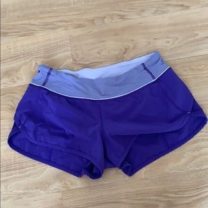 Size 6 lululemon shorts